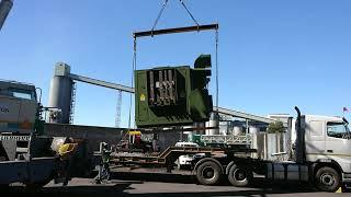 Transformer Offloading and Commissioning at Coal Mine in South Africa