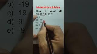 Matemática Básica #matemática