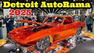  DETROIT AUTORAMA 2025 Car Show Walkthrough see the Top Cars, Trucks and Motorcycles in 4K - Part 1