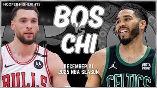 Boston Celtics vs Chicago Bulls Full Game Highlights | Dec 21 | 2025 NBA Season