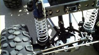 Tamiya CR-01 Chassis - Close up on the inside