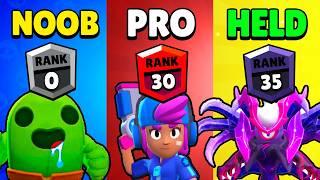 NOOB vs PRO vs HELD in Brawl Stars