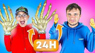 24H avec Des Nouvelles Mains Challenge !!! (c'était trop dur)