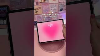 how I make my iPad cute & aesthetic  homescreen tutorial | widgets | iPad apps | procreate