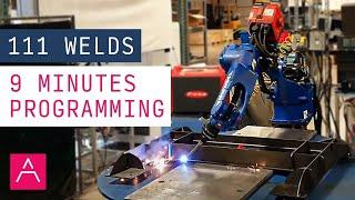 100x Faster: We Program 111 Welds in 9 minutes | ABAGY ROBOTIC WELDING