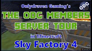 Minecraft - Sky Factory 4 - A Tour of the Onlydraven Gaming Members Sky Factory 4 Server