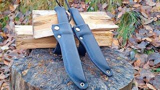 Comparing two FANTASTIC bushcrafters. The  Jääkäripuukko 110 and 140.