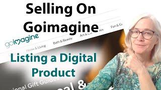 Listing a Digital Product on Goimagine