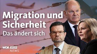 Nach Messerangriff: Neues Sicherheits- und Asylpaket der Bundesregierung | WDR Aktuelle Stunde