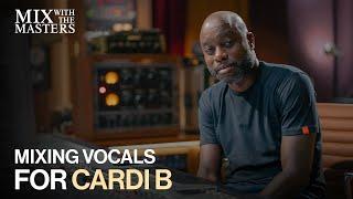 Leslie Brathwaite mixing vocals for Cardi B | Sneak Peek