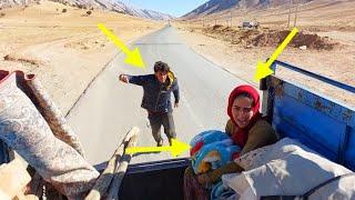 Dramatic escape. Escape from the hands of a cheating husband