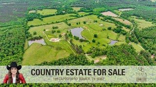Charming Country Estate with Acreage in McNairy County, TN