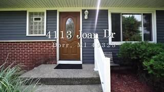 Welcome to 4113 Joan Dr., Dorr, MI - Listed by Carrie Vos