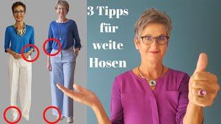 So trägst Du weite Hosen - der Trick mit dem Oberteil