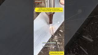 Butt Welding 2.0mm Aluminum Square Tube – Strong & Clean #asmr #welder #laser
