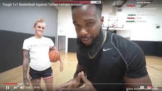 YourRAGE Tries to React To Cash Nasty 1v1 Against Tatted Female Hooper But Couldn't Do It