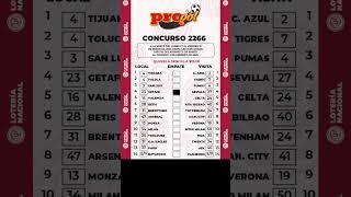 Pronósticos Progol 2266: ¡La clave para tus quinielas! #progol2266 #progol #apuestasdefútbol