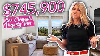 Tour Inside a $745,900 OCEAN VIEW Condo in San Clemente, CA | OC Luxury Home Tour