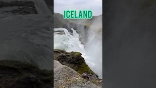 The Incredible Golden Waterfall of Iceland #shorts