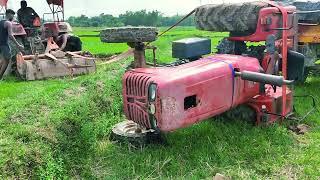 Witness the Terrifying Tractor Bangla: Heart-pounding Footage mahindra tractor