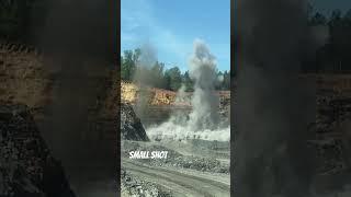 Mine shot #explosion #mining