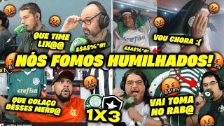 BORA RIR DAS REAÇÕES DOS RIVAIS PALMEIRENSES APÓS PERDE PRO BOTAFOGO KKK! REACT PALMEIRAS X BOTAFOGO