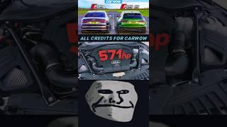 Audi S8 v Audi RS6: DRAG RACE #shorts