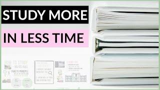 How to STUDY MORE IN LESS TIME: 80/20 RULE (Pareto Principle)