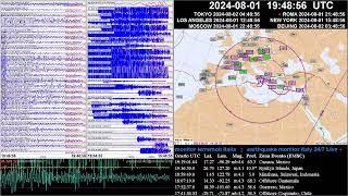 Earthquake Mw 5.03 #Calabria  #Campana #Cosenza 2024-08-01 19:43:21 UTC Locale 21:43:21 Depth 31 km