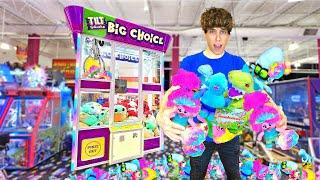 Playing EVERY Claw Machine In The Arcade with $150! Can We Profit?