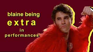 blaine anderson being extra in performances for more than 4 minutes gay