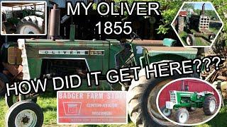 My Oliver 1855 and the BADGER FARM STORE Avalon, WI