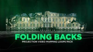 Folding Backgrounds 4K – Projection Mapping Loops Pack Vol.15