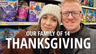 Family of 14 Celebrates Thanksgiving with their 12 CHILDREN.