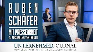 Ruben Schäfer vom DCF Verlag: Maximales Vertrauen durch Pressearbeit | UnternehmerJournal TV