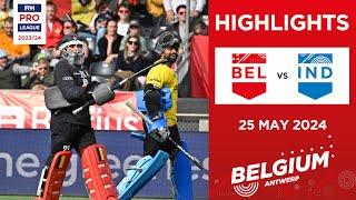 FIH Hockey Pro League 2023/24 Highlights | Belgium vs India (M) | Match 2