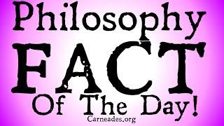 Philosophy Fact of the Day Announcement