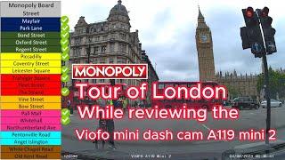 I review the Viofo Mini Dash Cam A119 Mini 2,  While Doing a London Tour