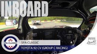 Toyota 92 CV Group C inboard at Spa-Francorchamps