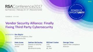 Vendor Security Alliance: Finally Fixing Third-Party Cybersecurity