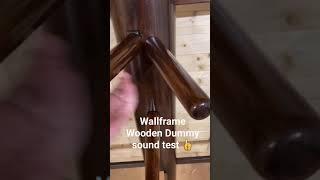 Wallframe Wooden Dummy delivered to UK England - Resonance test