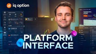 IQ Option. Platform interface overview