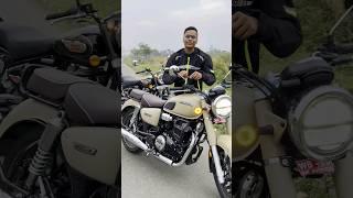 New Honda CB350 Vs Bullet 350 Exhaust Sound Side by Side  #hondacb350 #bullet350 #shorts