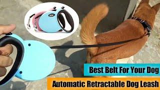 Dog Belt Automatic Retractable Dog Leash One-Handed Brake Belt | Dog Harness | Belt For Puppy Part 2