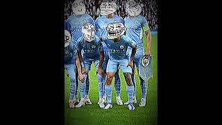 Manchester City 2022-2023 Troll Face Squad #shorts #football #manchestercity