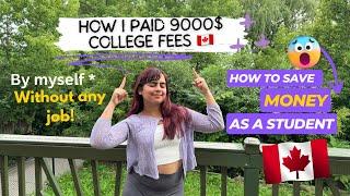 How I paid my College fees by myself without doing any job | Saving as a student | Manvi Gangwani