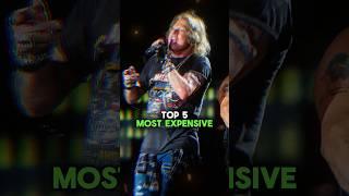 TOP 5 MOST EXPENSIVE ROCK TOURS OF ALL TIME! #shorts #musichistory #music #musician