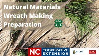 Natural Materials Wreath Preparation Tutorial - Part 1