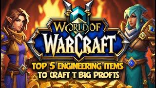 Top 5 Engineering Items To Craft - Massive Daily Profits | Wow Classic