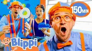 Blippi & Meekah Explore Science! Race Cars at Discovery Cube! - Blippi | Educational Videos for Kids